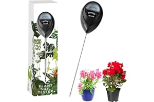 ETISEN, Misuratore di umidità piante, sensore di umidità,igrometro per piante grandi da interno ed esterno, fiori, giardinaggio,