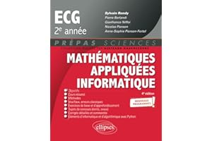 Mathématiques appliquées - Informatique - prépas ECG 2e année - Programme 2022