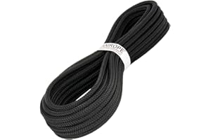 Kanirope® PP Seil Polypropylenseil MULTIBRAID 10mm 5m Farbe Schwarz (1811) 16x geflochten