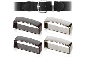 IKOPFLN 4 Stück Gürtelschnalle, gürtelschlaufe, gürtelschnalle herren, gürtelhalter, gürtelschnallen für herren, gürtelschlaufengürtelschnallen zum wechseln, 3.5cm