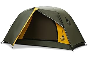 OneTigris Stella 4 Season Camping Tent Backpacking 1/2 Person Waterproof Lightweight Easy Setup Instant 3000mm Waterproof Rating Outdoor Hiking Tent