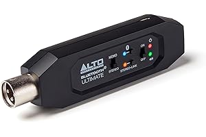 ALTO Bluetooth Ultimate Récepteur Bluetooth Stéréo XLR pour Tables de Mixage et Systèmes de Sonorisation Actifs