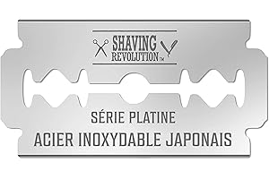 SHAVING REVOLUTION Viking Revolution 50 Lames Rasoir De Sureté - Pack Lame Rasoir Securite En Acier Inoxydable Japonais Pour Un Rasage Doux, Précis & Propre - Lame Rasoir Surete Pour Hommes - Lames Rasoir Sécurité