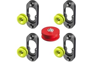 XGAGHB Button Fix Typ 1 Unterbündige Halterungsmarkierungsführung, Verbindungsplatte zu Paneel, 4 Stück