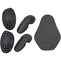 Protezioni Moto 5 Pezzi - Per Spalle, Gomiti E Schiena - Imbottitura Morbida EVA Per Giacche