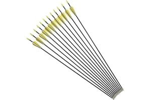 YLA Archery Arrows Recurve Bow Compound Bows Targets Shooting Practice 26" 28" 30" (12 pcs/pack)