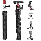 NEEWER T30 Mini Treppiede Flessibile per Fotocamera con Telecomando, Supporto Action Camera, Portatelefono, Treppiede Telefon
