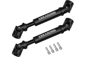 ARRAROWN 2 piezas de repuesto para eje de transmisión CVD de coche RC para 1/10 Absima CR3.4 Sherpa PRO KHAMBA Yikong YK4102 YK4103 1/10 RC Crawler Cars 90 mm