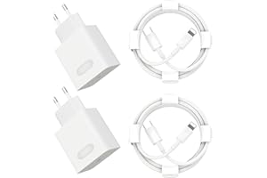 ASENTER Chargeurs Rapide iPhone 30W,4 Pack Chargeur USB C-2M Cable Prise Chargeur Secteur Adaptateur Alimentation-Certifié MFi - PD 3.0-pour iPhone 14 Pro Max/13/12/11/X/XS/XS Pro Max/XR/SE