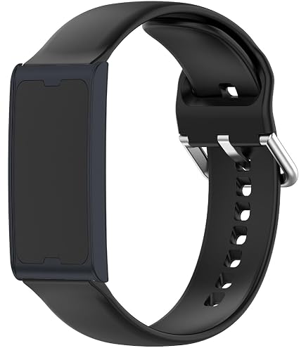 GIOPUEY Cinturino In Nylon Traspirante Per SUUNTO Race S 45mm – Morbido, Regolabile E Leggero, Nero - 3