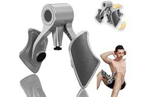 VIKOLIM Oberschenkeltrainer Kegel Hüfttrainer mit verstellbarem Schallwand, tragbare innere Oberschenkelübung Beckenboden-Trainingsgerät, für Heim-Fitness-Studio Gewichtsverlust