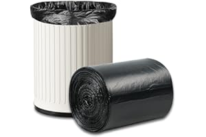 O2frepak Duże worki na śmieci, 75 l, wytrzymałe worki na śmieci, bardzo mocne worki na śmieci, stabilne czarne worki na śmieci (60 x 80 cm, 100 sztuk)