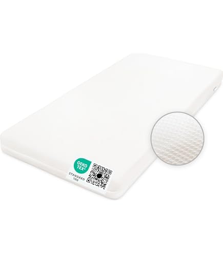 Julius Zöllner Babymatratze Compact – 70x140x6 Cm, Mit Tragetasche, Für Babybett & Reise