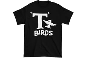 TRIBAL T-SHIRTS T-Birds Grease Fancy Dress Mens or Womens T Shirt - Fits Perfectly Under a T Birds Jacket as Part of Grease Costume