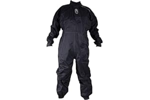Richa TYPHOON imperméable à la pluie moto One Combinaison une pièce combinaison noir / Jaune - Noir/Fluo, noir / fluo, Medium