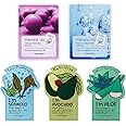 Tonymoly Glow For It Sheet Mask| Pack of 5|Face Sheet Mask for Glowing Skin|Facial Mask With Essence| Soothes Skin Irritation, Refines Pores & Skin Radiance|Sheet Mask Combo
