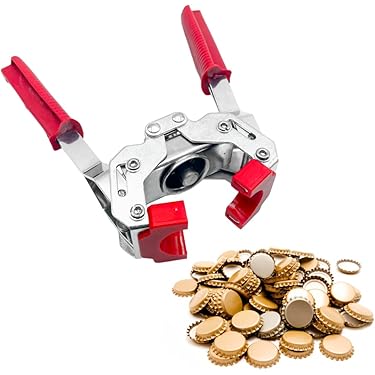 Fermart Turabottiglie A Colonna Per Tappi Corona 26mm - Attrezzatura Per Home Brewing - Foto 10