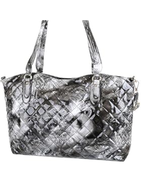 Damen Tasche, Mittelgroße Shopper Schultertasche, Kunstleder, TA-9821