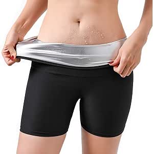 LIUPING Pantaloncini Sudore Dimagranti Target Pancia Piatta, Cosce Sottili  E Glutei Stretti Leggins da Sauna Dimagranti per Lo Sport Pantaloni Termici  A Vita Alta Leggings da Donna : Amazon.it: Sport e tempo