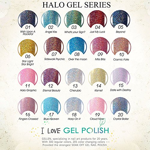 Gellen Top Coat und Base Coat UV /LED Lampe Unterlack(10ml) & Überlack(10ml) - 4