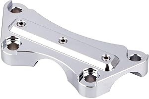 Bid4ze Motorcycle 1" Anti-Slip Handlebar Riser Top Clamp Replacement For 1997-2023 Harley Touring models