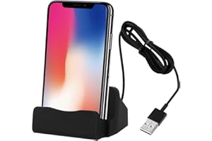 BOULESENM Station de Charge USB C, Chargeur de Station d'accueil de Type C, Station d'accueil Dockingstation pour Smartphone Compatible,Peut Supporter Support de Chargeur de Bureau téléphone Portable