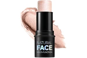 XINYUNXIN Crema Contour Matita con Evidenziatore, Blush Stick e Bronzer Contour, Impermeabile Leggero Multifunzionale Makeup Stick Bronzer Contour e Shimmer Pearl Highlighter per Cheeks e Labbra (#02)