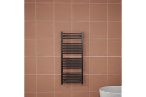 Parama Termoarredo scaldasalviette Idraulico 1200x450 Nero Opaco interasse 400 | Antares