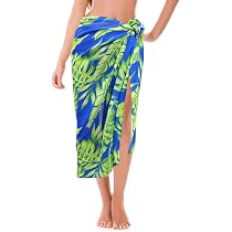 Jupe Sarong Pour Femme, Longue Plage Enveloppée Cocotier Imprimé