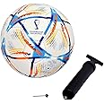 AAMAKA Hand Stitched World Cup Qatar 2023 New Addition Football with Air Pump Size := 5 Pack of 1 (Multi)