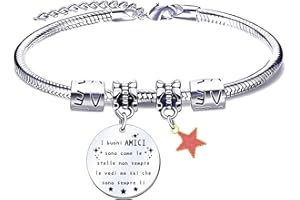 QTQTLP Regalo Amicizia Bracciale,Donna Bracciale Ispiratore Donna Ragazza per La Migliore Amica Regalo di Laurea, Regalo di Compleanno,Regalo di Natale