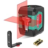 Hihika &ccedil;apraz &ccedil;izgili lazer, &ccedil;izgi lazeri, kendiliğinden hizalanan 15 m, &ccedil;ift lazer mod&uuml;ll&uuml;, 360&deg; değiştirilebilir, yatay/dik