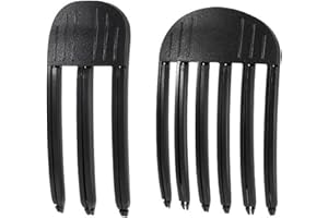 LIUHANCSQD 2 Pcs Clips de Volumen para la Línea del Cabello, Clip de Volumen Esponjoso para la Raíz del Cabellos, Pinzas para Levantar la Raíz del Cabello, Peinado con Flequillo Esponjoso (Negro)