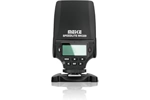 Meike MK-320P Mini TTL Speedlite Automatic Flash GN32 Fit Olympus Panasonic and M4/3 Mount Camera E-P5 E-PM E-M1 E-M5 E-M10 E-PL5 E-PL6 E-PL7 GM5 GX1 GX7 GX8 G3 LX100