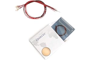 EDGELEC 20pcs Pre Wired 1206 Wram White SMD LED Light Emitting Diode DC 3V Micro Litz Length 7.8in. (20cm) Soldered LED Lights for DIY Manual Model Toy Decoration