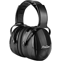 Procase Casque Anti-Bruit SNR 32dB - Pliable Réglable Pour Adulte/Ado - Travail, Usine, Autisme