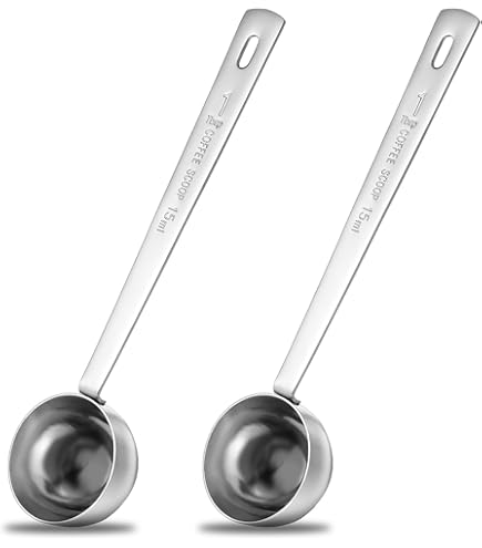 Kaffeelöffel Aus Edelstahl – 2 Stück, Je 15 Ml (1 EL), Spülmaschinenfest
