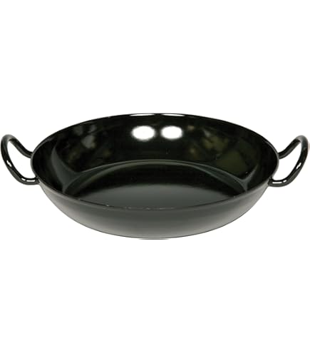 Riess, 0056-022, Gourmetpan 20, high, CLASSIC - BLACK MAILLE, diameter 20 cm, height 7 cm, capacity 1 liter, enamel black, casserole, induction