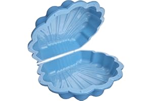 Tiktaktoo Sand & y Almeja i Cajón de Arena con Cubierta (2-Teilig) i (Azul)