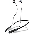 JGD Boom J2 Bluetooth 5.0 Neckband with Up to 25 Hours Playtime and Hi-Fi Stereo Sound in Ear Dual Pairing, Magnetic earpiece,Voice Assistant with Mic (Blue)