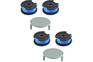 FACULX Wymienna szpula sznurkowa z nasadką do KARCHER LTR 18-30 Szpula do podkaszarki do trawy i szpula żyłkowa RY124 2.444-016.0