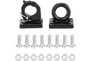 DILWE 2 Pcs Support de manille de crochet de remorque de simulation Set Pour Axial SCX10 CC01 D90 D110 TF2 RC Voiture