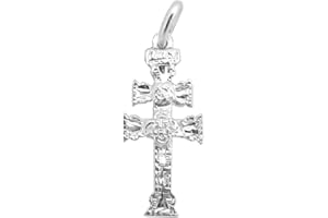 Sebaoth Cruz de Caravaca Plata Ley - Dije Relieve - Fabricadas y enviadas desde Caravaca- Tamaño a elegir