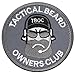 Produktbild Neue taktische Beard Besitzer Club Patches Exquisitely gestickte 3D Military Armband Moral Abzeichen Appliques grau