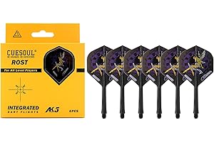 CUESOUL 6 pièces Rost Integrated Dart Arbre et Vols