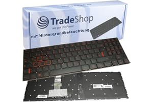 Trade-Shop Tastiera originale per PC portatile QWERTZ per Lenovo Legion Y520 Y520-15 Y520-15IKB Y520-15IKBN sostituisce SN20M27399 SN20M27408