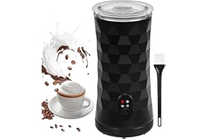 FCHERP Elektrischer Milchaufschäumer,Automatische Milchaufschäumer mit 4-in-1Mode, Milchschäumer für Heißer/Kalter Milchschäum,Milk Frother Electric,Milchwärmer für Cappuccino