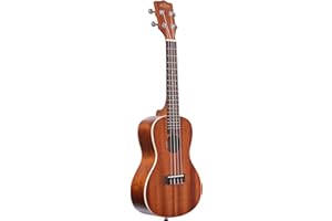 Kala Konzert-Ukulele aus satiniertem Mahagoni mit weißer Einfassung (KA-C)