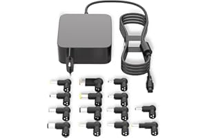 CABUTY Caricabatterie universale per laptop PD90W 15V 16V 18,5V 19V 19,5V20V adattatore di rete, per Lenovo IBM HP Acer Dell Gateway ASUS Samsung Sony Fujitsu Toshiba JBL LG serie LCD con14 porte di ricarica