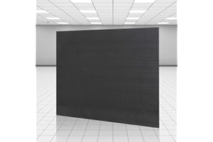 WIFEHELPER Platte aus Carbonfaser, Plattenmaterial aus Carbonfaser, hohe Härte, mit glänzender Oberfläche (230 x 170 x 1,5 mm)